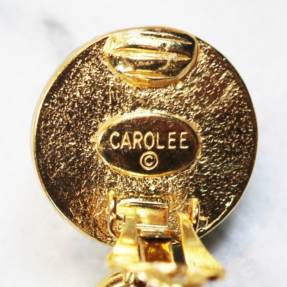 ⚜️ LONDON MILAN RUNWAY Vintage Carolee Earrings - Picture 7 of 13